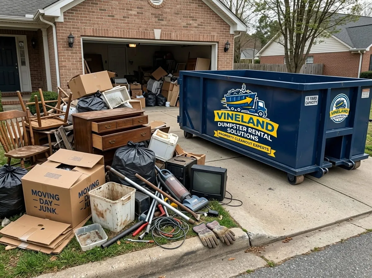 Range of dumpster sizes from Vineland Dumpster Rental Solutions in Vineland, NJ